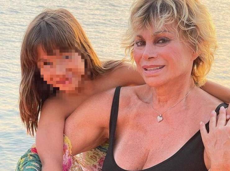 Carmen Russo e sua figlia Maria