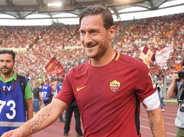 Francesco Totti sorride