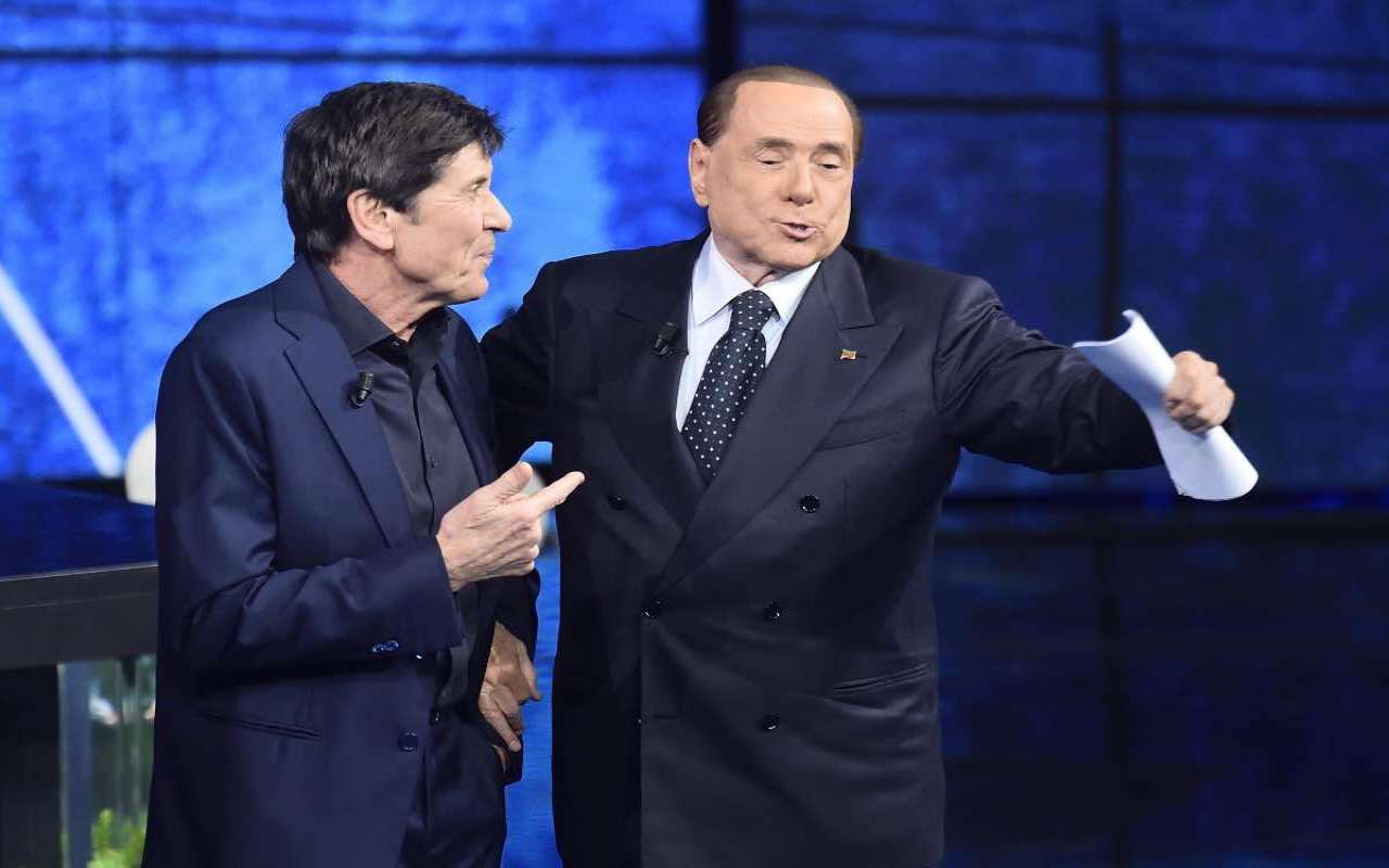 Gianni Morandi su Silvio Berlusconi