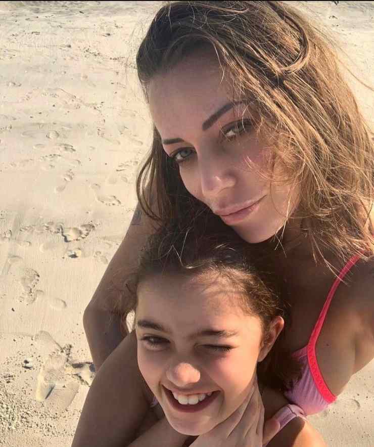Karina Cascella e sua figia