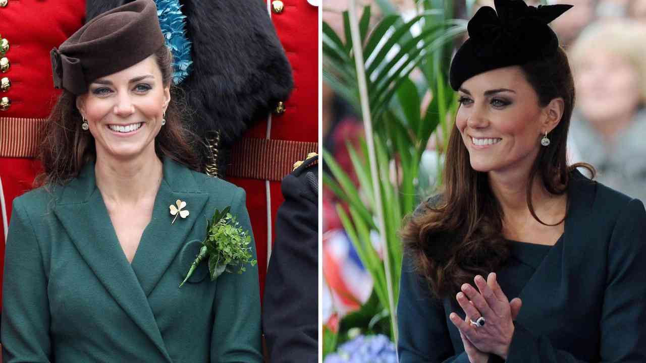 Kate Middleton cappotto verde