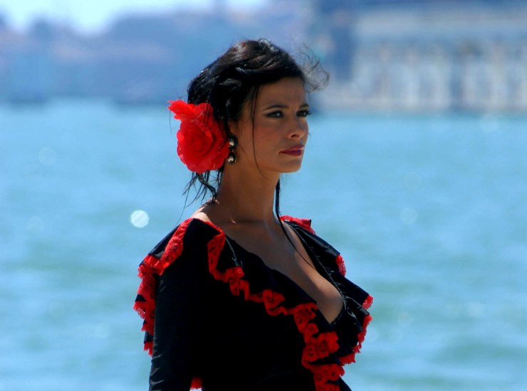 Natalia Estrada abito flamenco