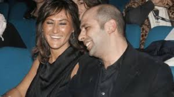 Checco Zalone con sua moglie Mariangela Eboli