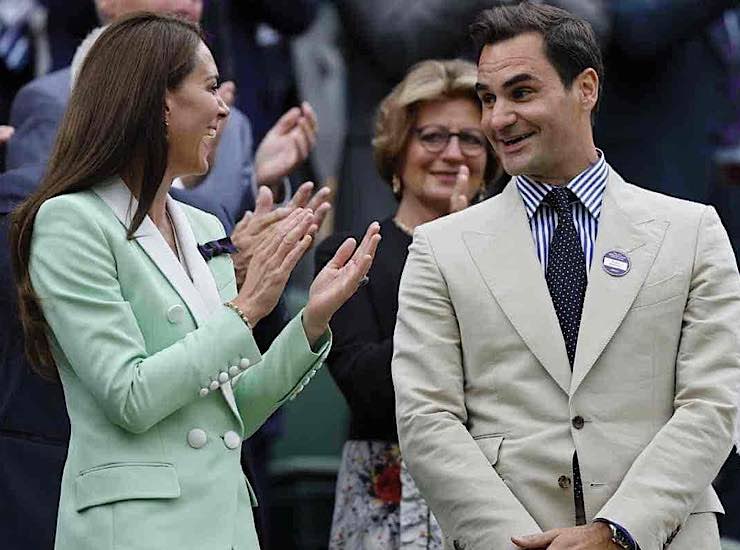 Kate Middleton e Roger Federer