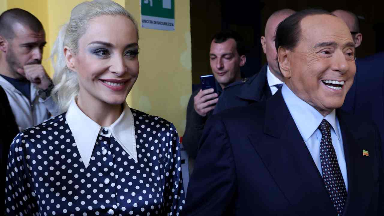 Marta Fascina e Silvio Berlusconi insieme