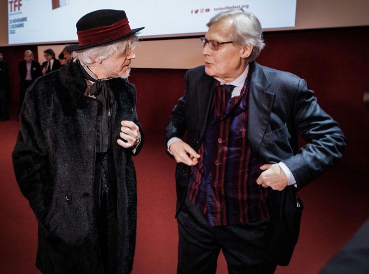 Morgan e Vittorio Sgarbi