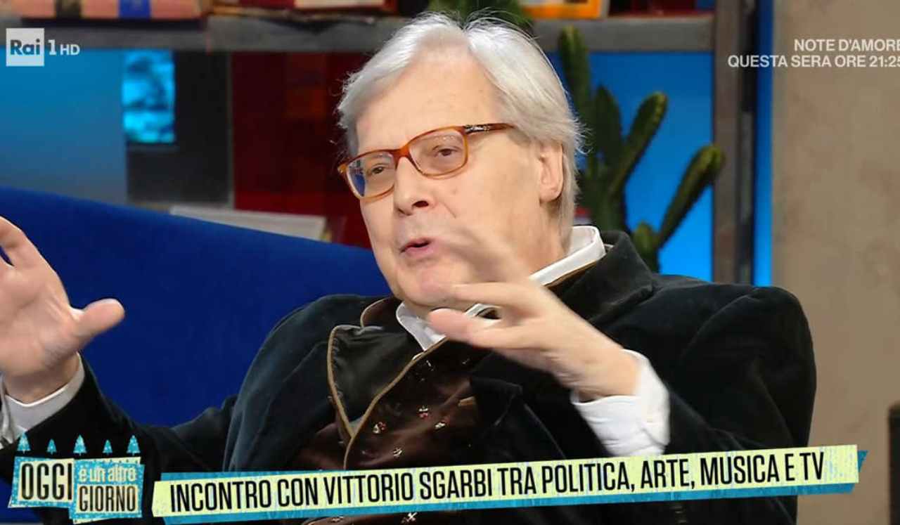 Vittorio Sgarbi a Oggi è un altro giorno - italianotizie.it