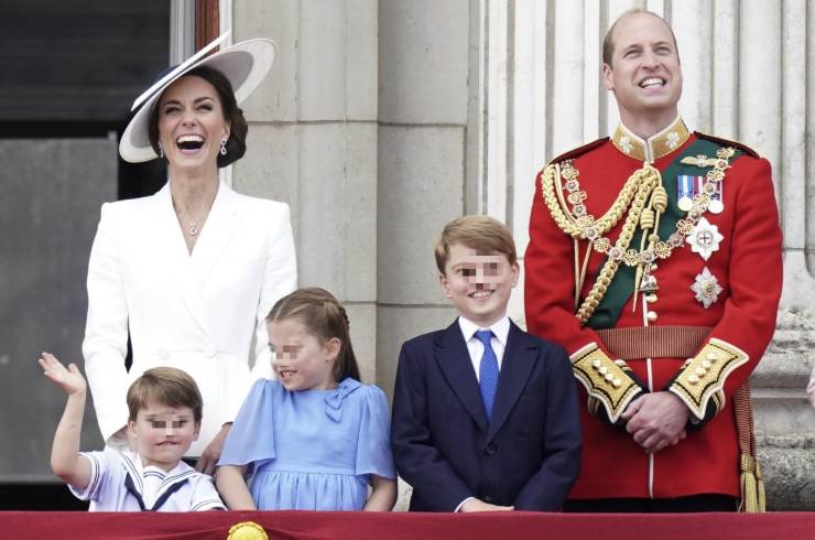 William Kate George Charlotte Louis