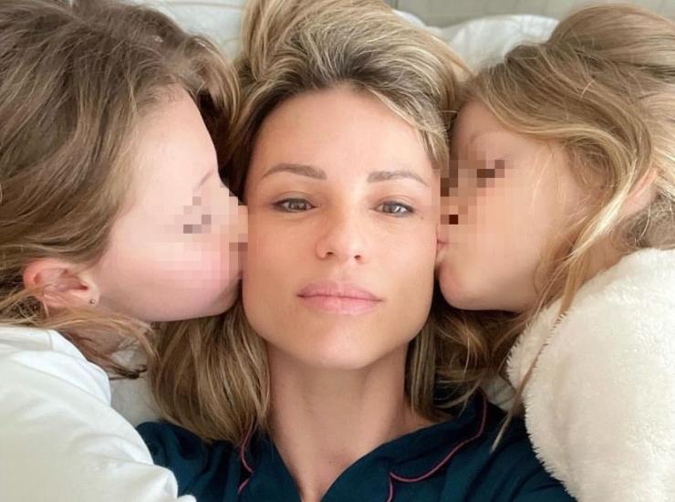 Michelle Hunziker con le figlie