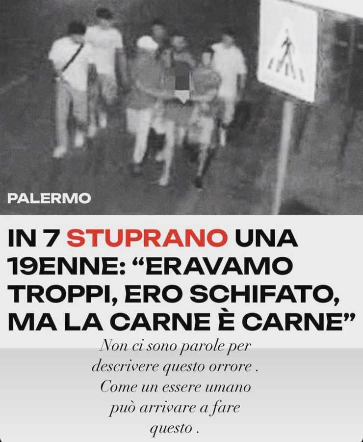 Storia Instagram Vanessa Incontrada stupro Palermo