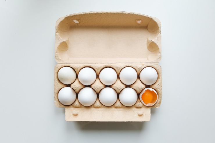 Confezione dieci uova 