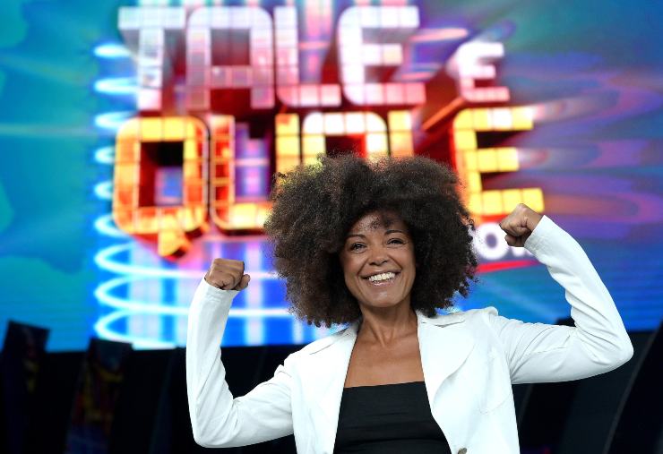 Jasmine Rotolo giacca bianca Tale e Quale Show