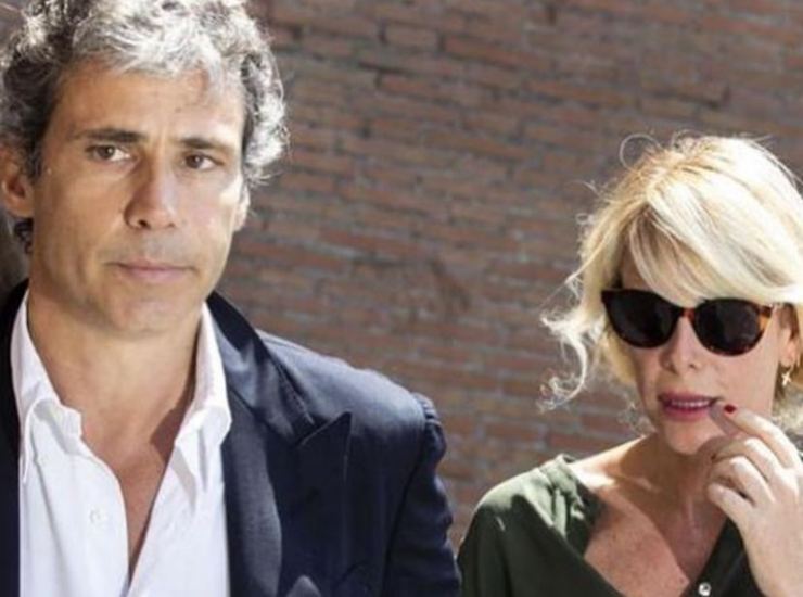 Alessia Marcuzzi e l'ex marito paolo