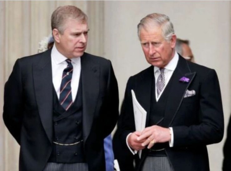 Re Carlo e il Principe Andrea